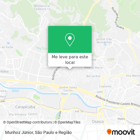 Munhoz Júnior mapa