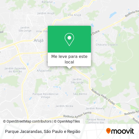 Parque Jacarandas mapa