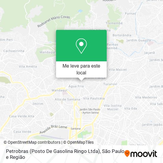 Petrobras (Posto De Gasolina Ringo Ltda) mapa
