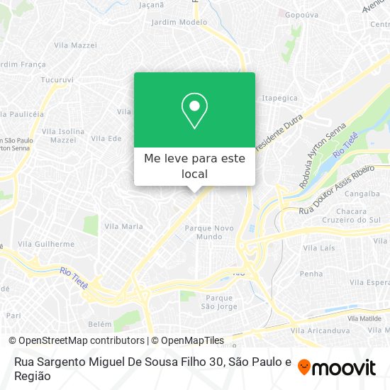Rua Sargento Miguel De Sousa Filho 30 mapa