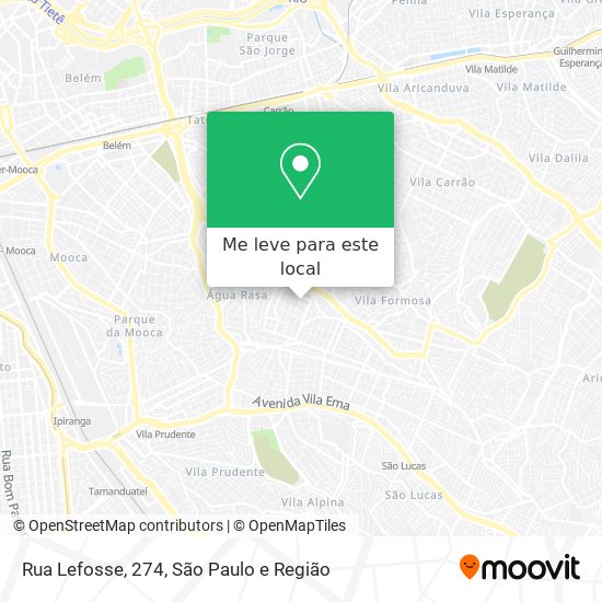 Rua Lefosse, 274 mapa