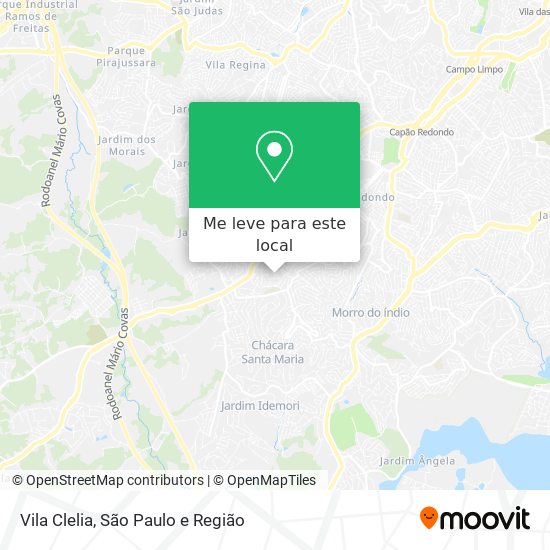 Vila Clelia mapa