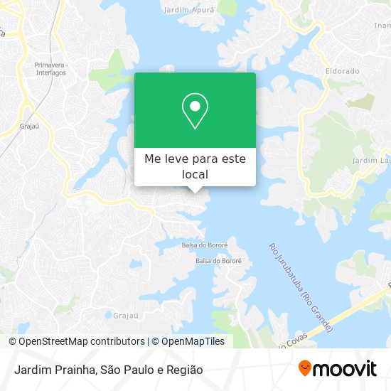 Jardim Prainha mapa