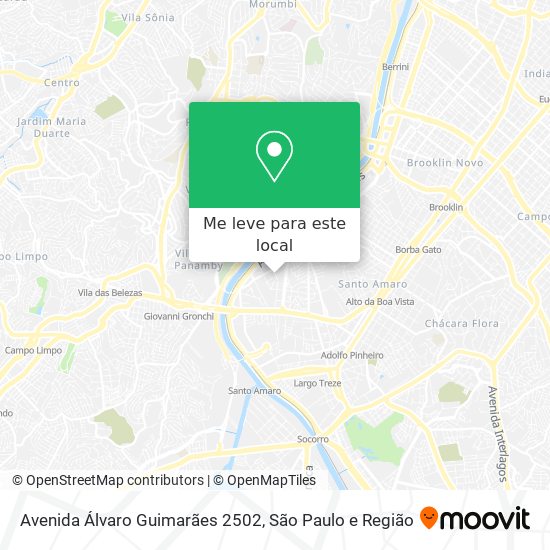 Avenida Álvaro Guimarães 2502 mapa
