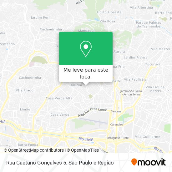 Rua Caetano Gonçalves 5 mapa