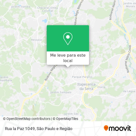 Rua la Paz 1049 mapa
