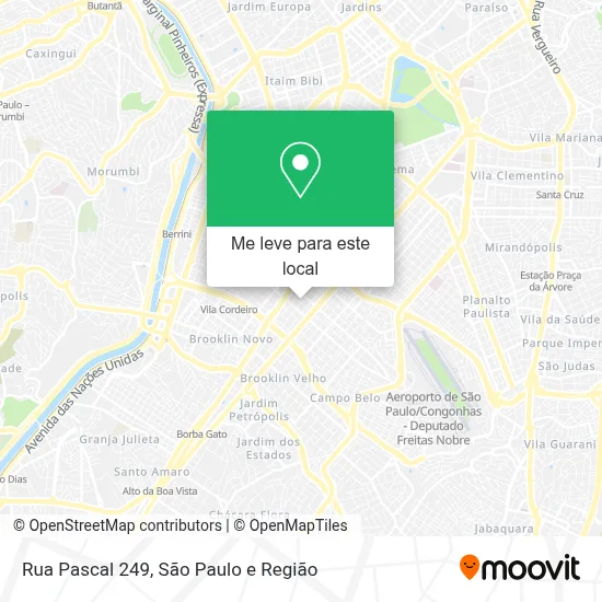 Rua Pascal 249 mapa