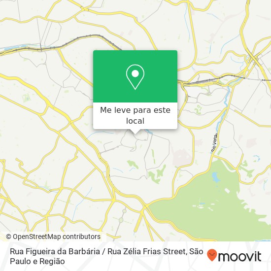 Rua Figueira da Barbária / Rua Zélia Frias Street mapa