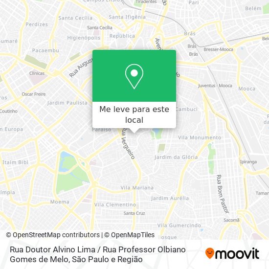 Rua Doutor Alvino Lima / Rua Professor Olbiano Gomes de Melo mapa