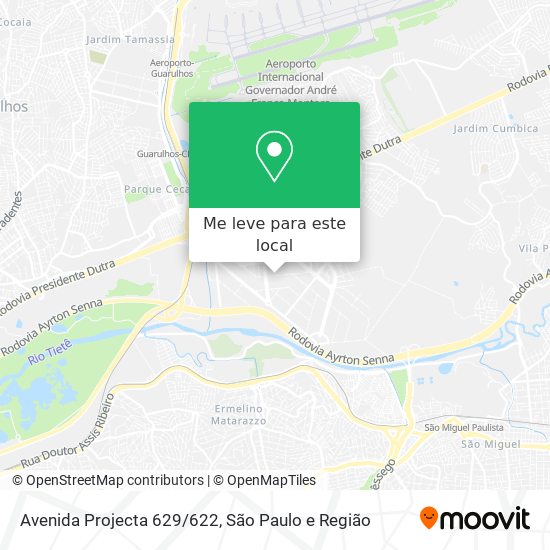 Avenida Projecta 629/622 mapa