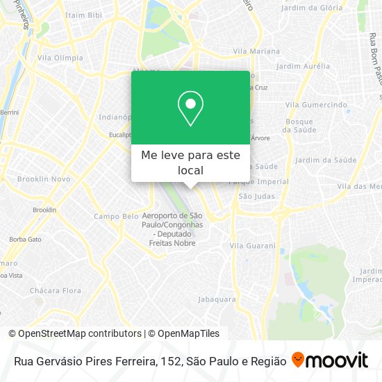 Rua Gervásio Pires Ferreira, 152 mapa