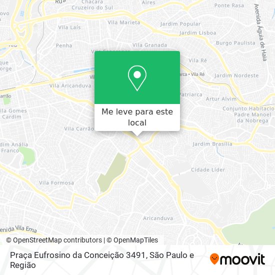 Praça Eufrosino da Conceição 3491 mapa