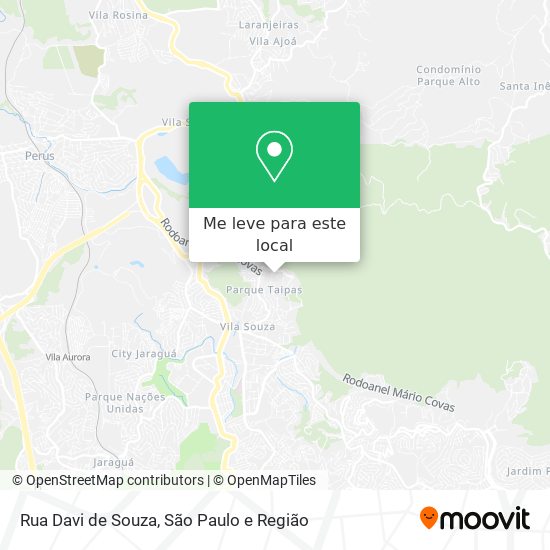 Rua Davi de Souza mapa