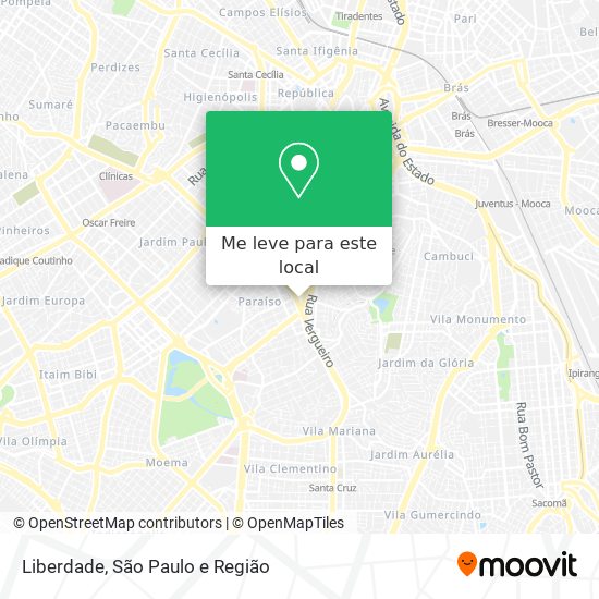 Liberdade mapa