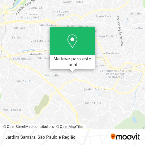 Jardim Samara mapa