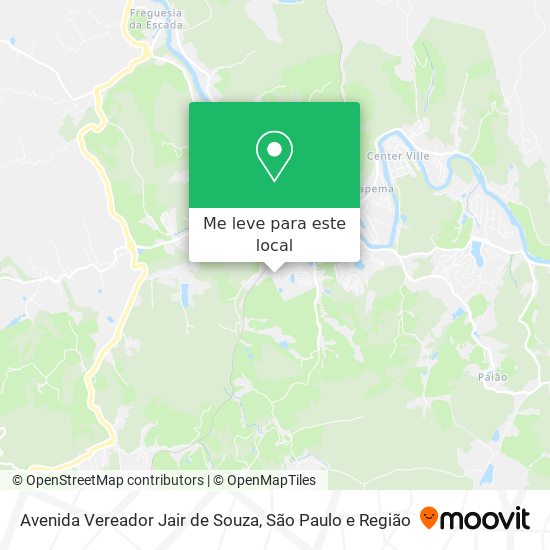 Avenida Vereador Jair de Souza mapa