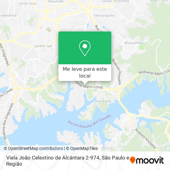 Viela João Celestino de Alcântara 2-974 mapa