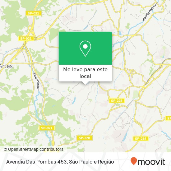 Avendia Das Pombas 453 mapa