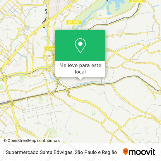 Supermercado Santa Edwiges mapa