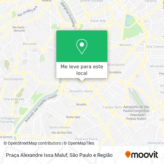 Praça Alexandre Issa Maluf mapa