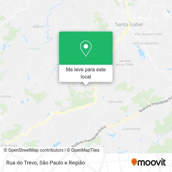 Rua do Trevo mapa