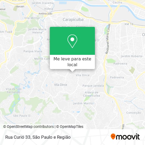 Rua Curió 33 mapa
