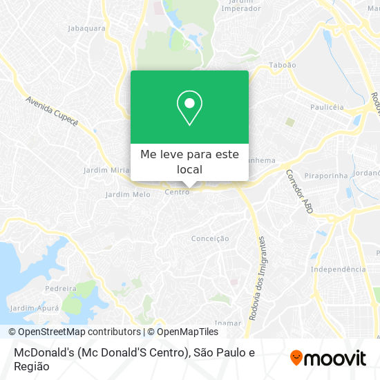 McDonald's (Mc Donald'S Centro) mapa