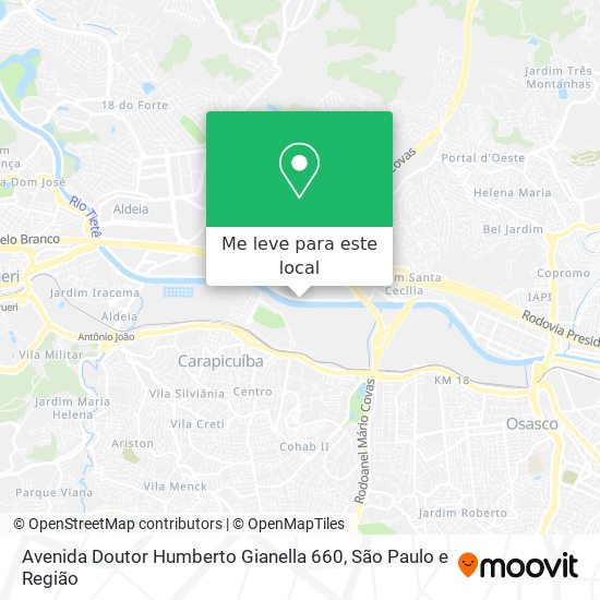 Avenida Doutor Humberto Gianella 660 mapa
