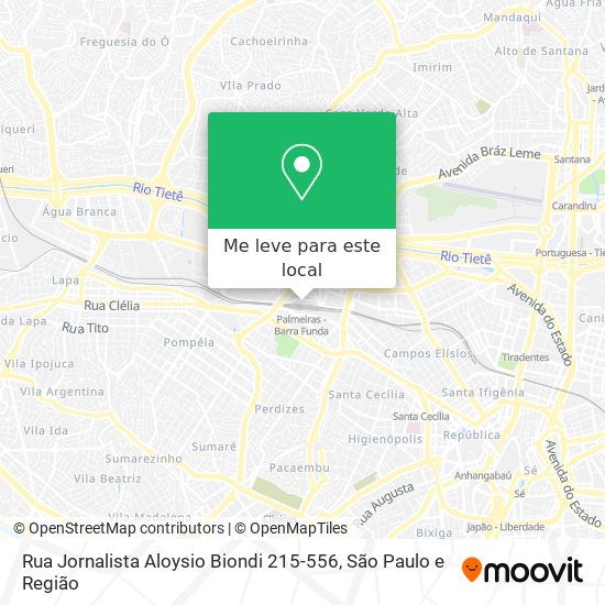 Rua Jornalista Aloysio Biondi 215-556 mapa