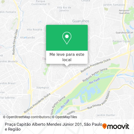 Praça Capitão Alberto Mendes Júnior 201 mapa