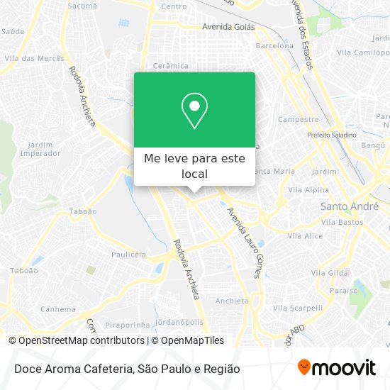 Doce Aroma Cafeteria mapa