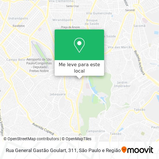 Rua General Gastão Goulart, 311 mapa