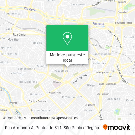 Rua Armando A. Penteado 311 mapa