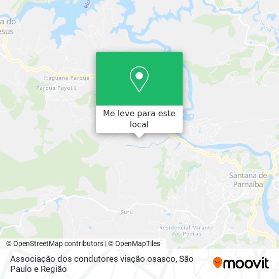 Associação dos condutores viação osasco mapa