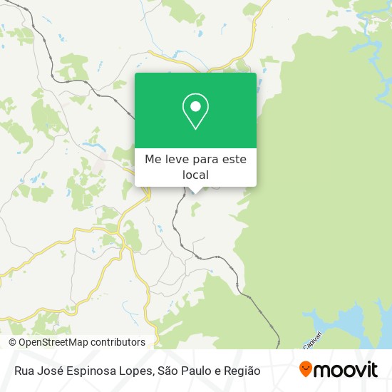 Rua José Espinosa Lopes mapa