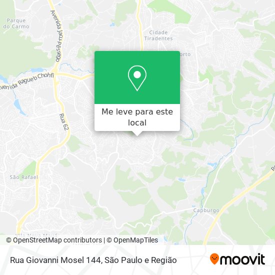 Rua Giovanni Mosel 144 mapa