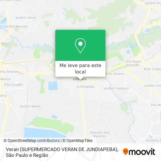 Veran (SUPERMERCADO VERAN DE JUNDIAPEBA) mapa