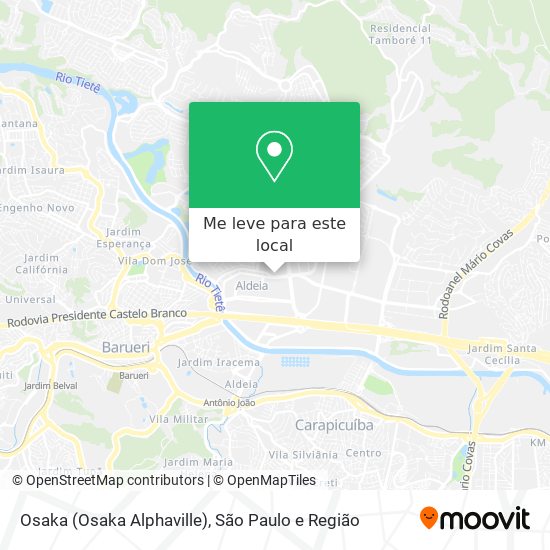 Osaka (Osaka Alphaville) mapa
