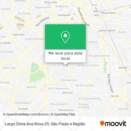Largo Dona Ana Rosa 29 mapa