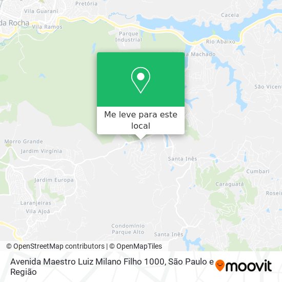 Avenida Maestro Luiz Milano Filho 1000 mapa