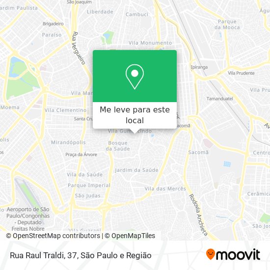 Rua Raul Traldi, 37 mapa