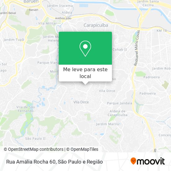 Rua Amália Rocha 60 mapa