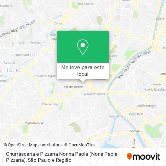 Churrascaria e Pizzaria Nonna Paola (Nona Paola Pizzaria) mapa