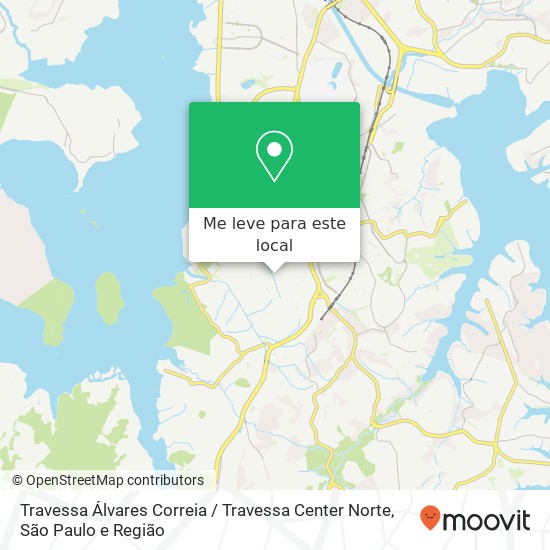 Travessa Álvares Correia / Travessa Center Norte mapa