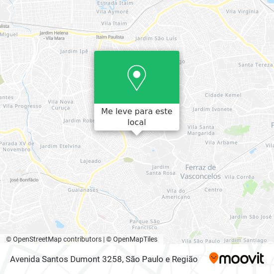 Avenida Santos Dumont 3258 mapa