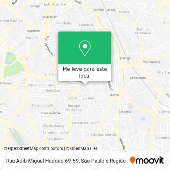 Rua Adib Miguel Haddad 69-59 mapa