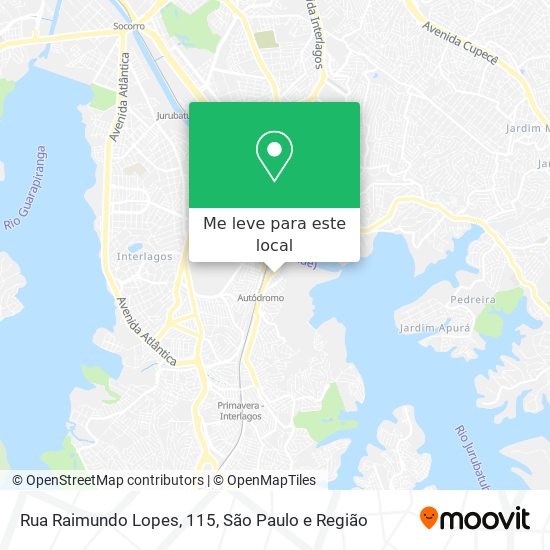 Rua Raimundo Lopes, 115 mapa
