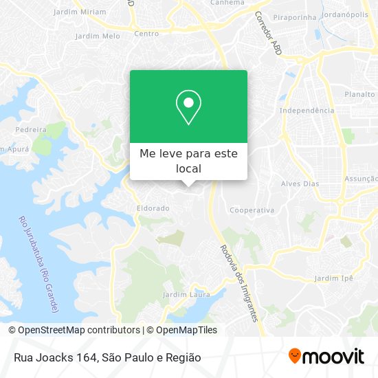 Rua Joacks 164 mapa