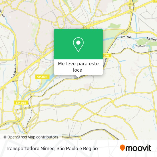 Transportadora Nimec mapa