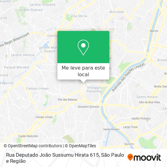 Rua Deputado João Sussumu Hirata 615 mapa